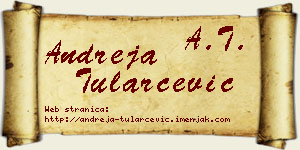Andreja Tularčević vizit kartica